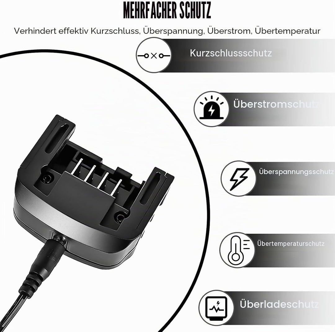 Ladegerät Lithium 18V/20V: Ladegerät Kompatibel für Black &amp; Decker Lithium-Akku Lithium-Ionen-Ladege