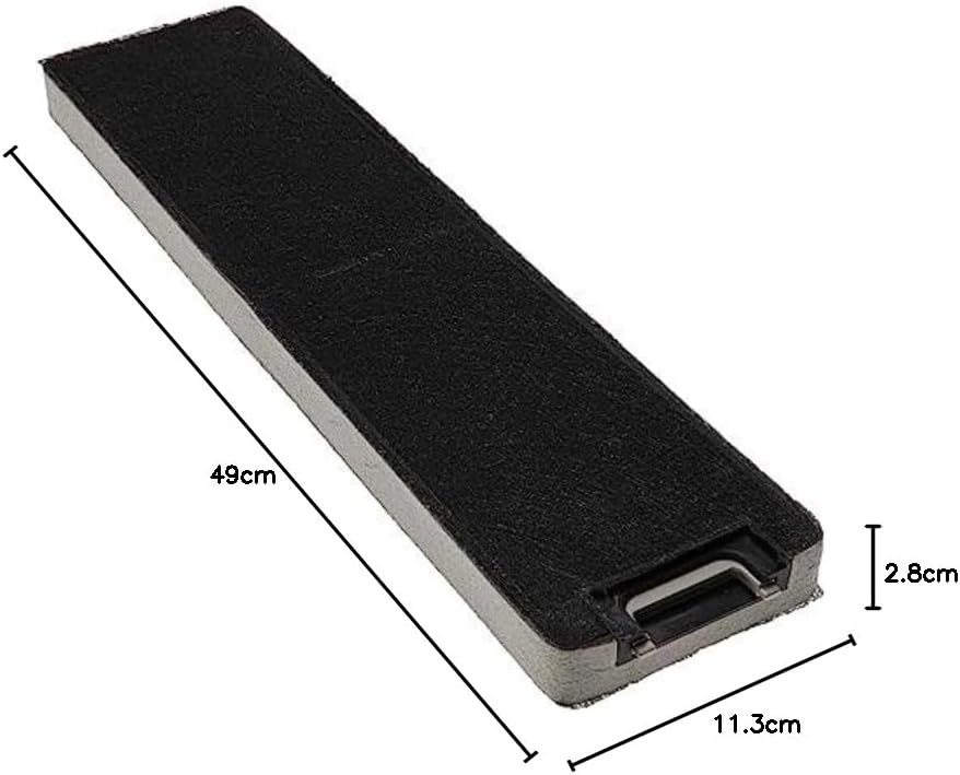 vhbw Filter Aktivkohlefilter kompatibel mit Miele DA 3462, DA 3466, DA 3466 C, DA 3466-60, DA 3480 D