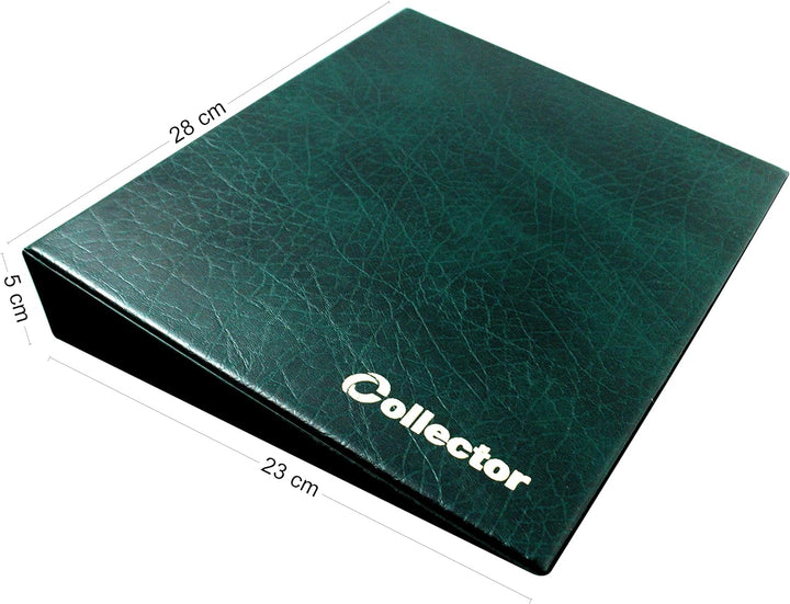 COLLECTOR Banknotenalbum mit Schutzkassette Etui für Verschiedene Banknoten-Grössen - mit Seiten und