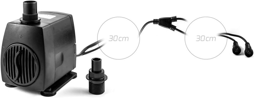 CLGarden Springbrunnen Pumpe SP2-S Set für Gartenbrunnen Bachlauf Wasserspiel Quellstein Springbrunn
