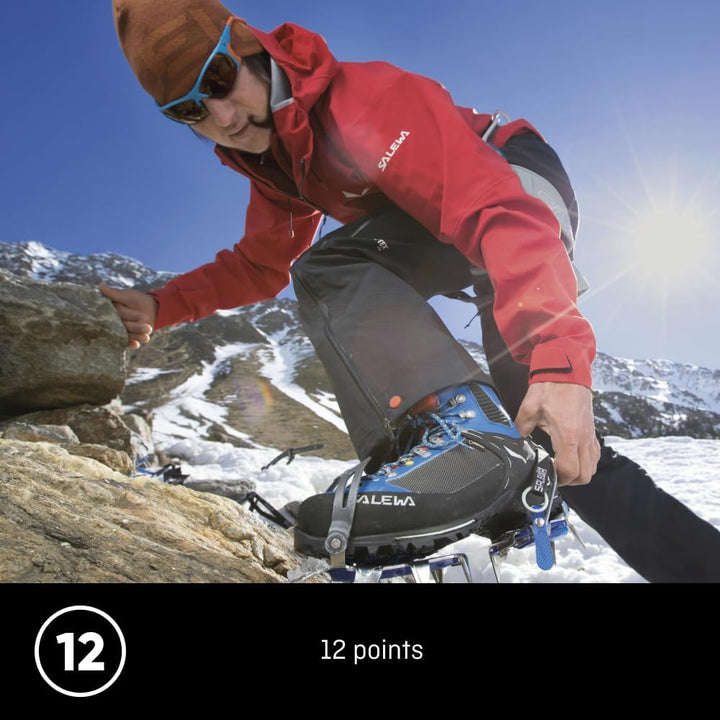 Steigeisen Alpinist Combi Salewa STEEL/BLUE UNI, STEEL/BLUE UNI