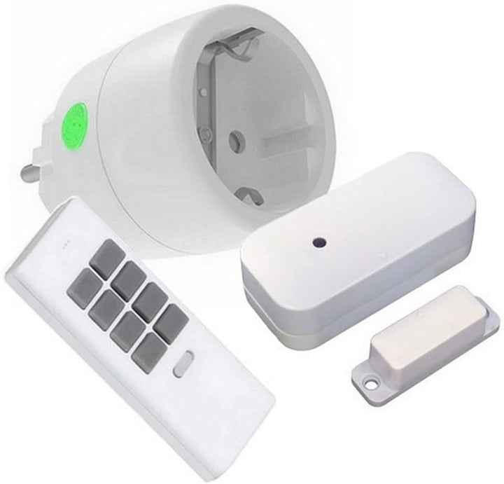 DIW-Funk Abluftsteuerung PA-513 SPARSET Fensterkontaktschalter DFM-2000 + PowerStecker DSR-2300 + 12
