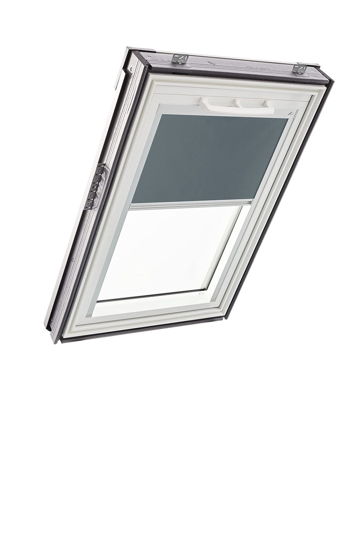 Original Roto Verdunkelungsrollo ZRV Nahezu vollständige Verdunkelung Führungsschiene Silber Für Rot