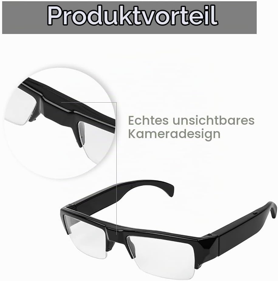 KOBERT GOODS V13 Version 2.0 Versteckte hochauflösende 5 Megapixel Full HD Mini Überwachungs-Kamera