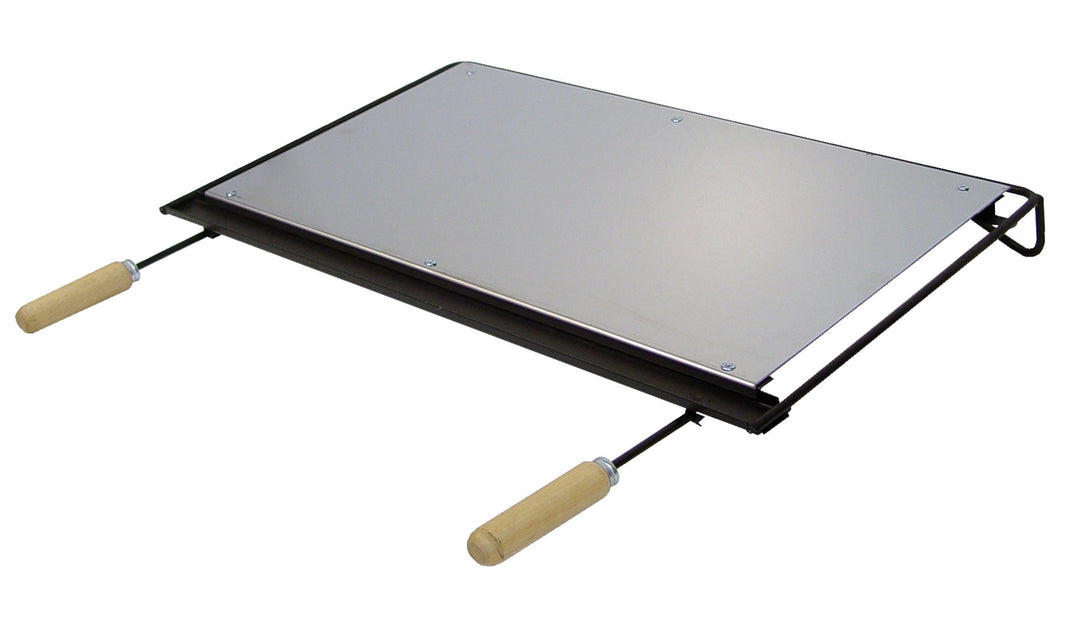 Imex El Zorro Grillplatte, Edelstahl, 68 x 41 cm, grau, 71635, 68 x 41 cm