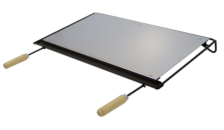 Imex El Zorro Grillplatte, Edelstahl, 68 x 41 cm, grau, 71635, 68 x 41 cm