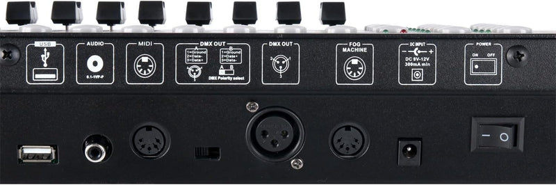 Showlite Master Pro 192 Kanal DMX Controller (zur professionellen Lichtsteuerung, USB Anschluss zur