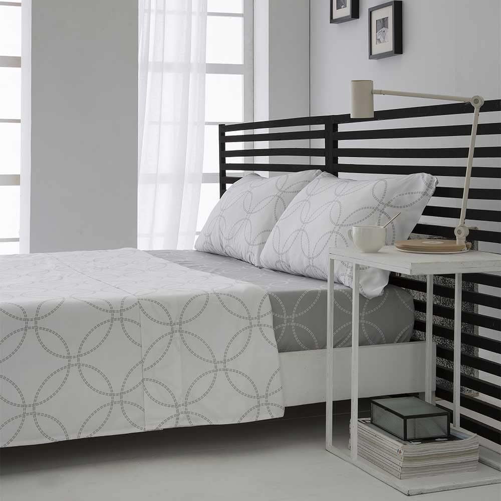 COTTON ARTean Bettwäsche-Set aus Bambus, Modell Fuji organisch und hypoallergen, 150 x 190/200 cm, G