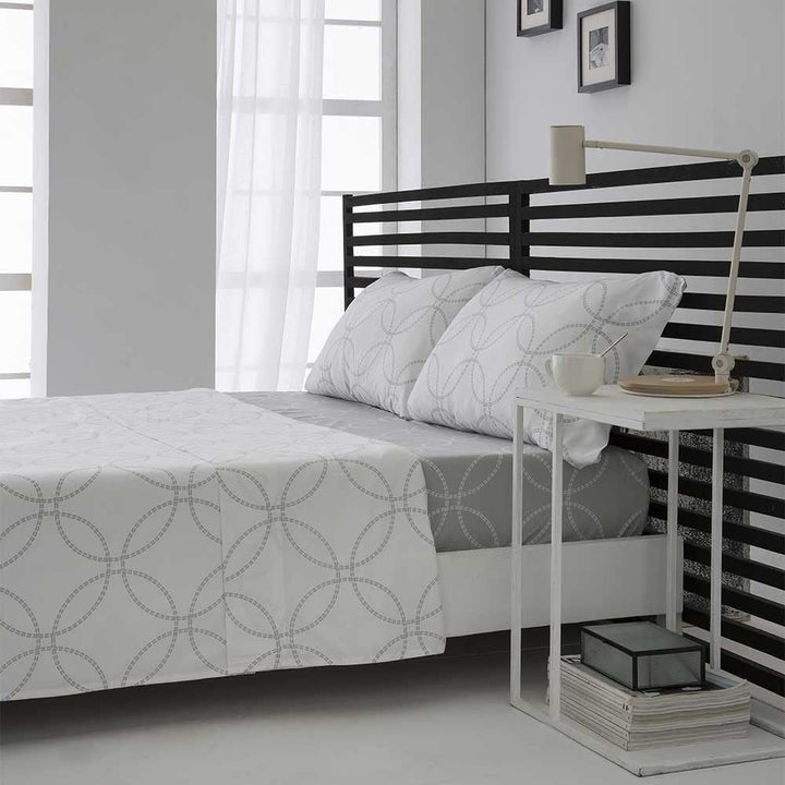 COTTON ARTean Bettwäsche-Set aus Bambus, Modell Fuji organisch und hypoallergen, 150 x 190/200 cm, G