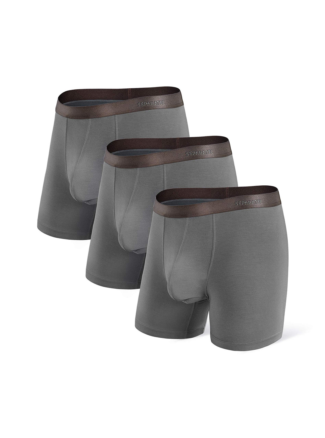 Separatec Herren Boxershorts, Herren Unterhosen aus Bambus-Viskose, atmungsaktiv und weich, Doppelbe