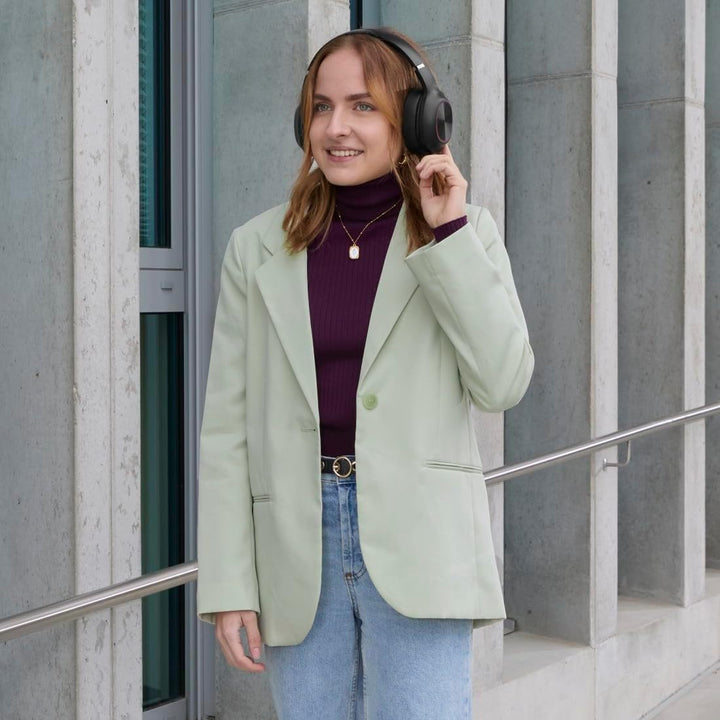 Hama Bluetooth Kopfhörer Over-Ear (Kopfhörer kabellos mit 60h Akku, mit extra Bass, Multipoint Verbi
