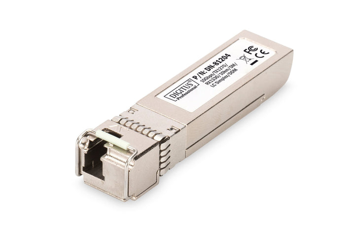 DIGITUS 10 Gbit Universal SFP+ Modul, Mini GBIC, Singlemode, LC Simplex (BiDi), Tx 1270 / Rx 1330, 1
