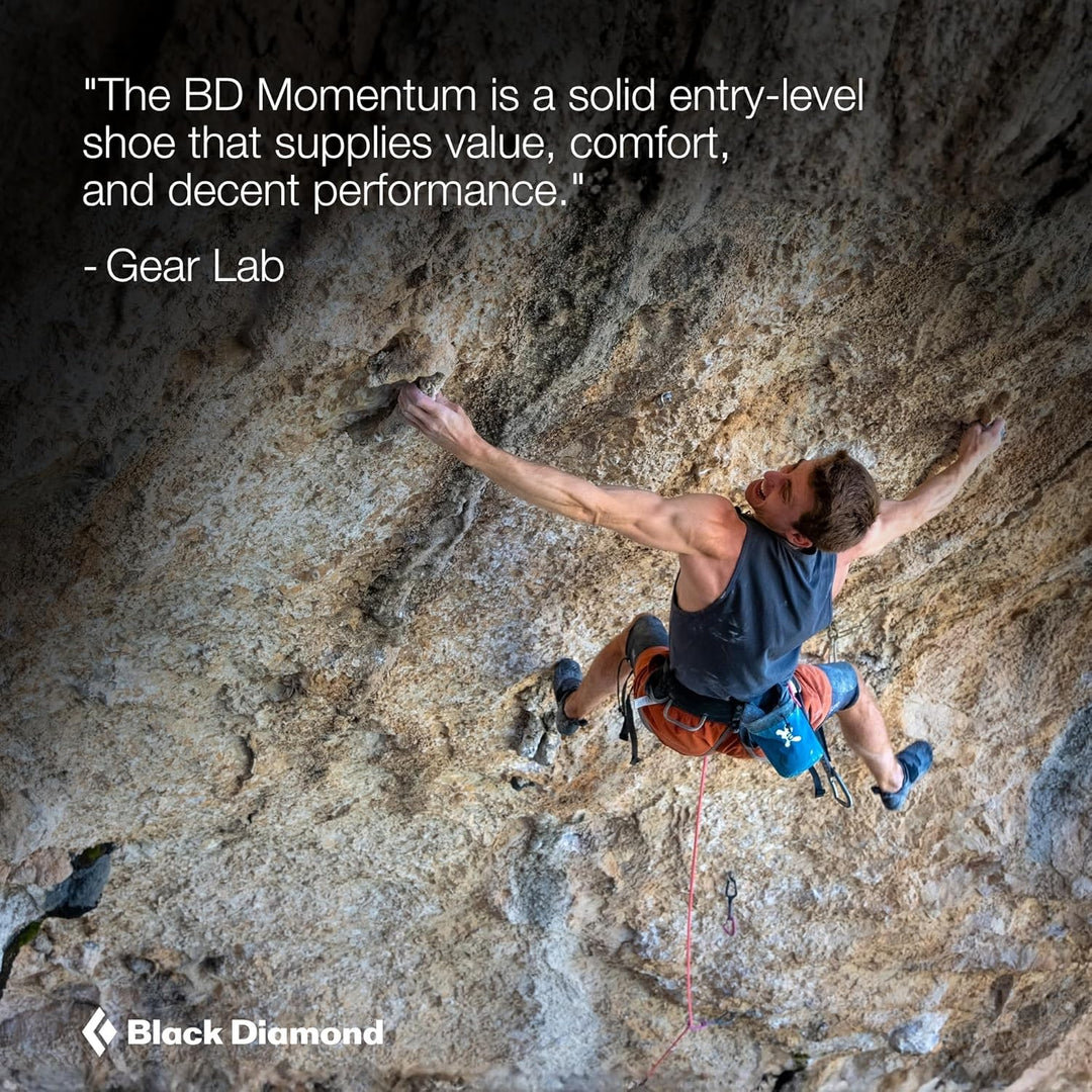 Black Diamond Herren Climbing Shoes M Momentum Kletterschuhe 47 EU Weiss Schwarz, 47 EU Wei&amp;