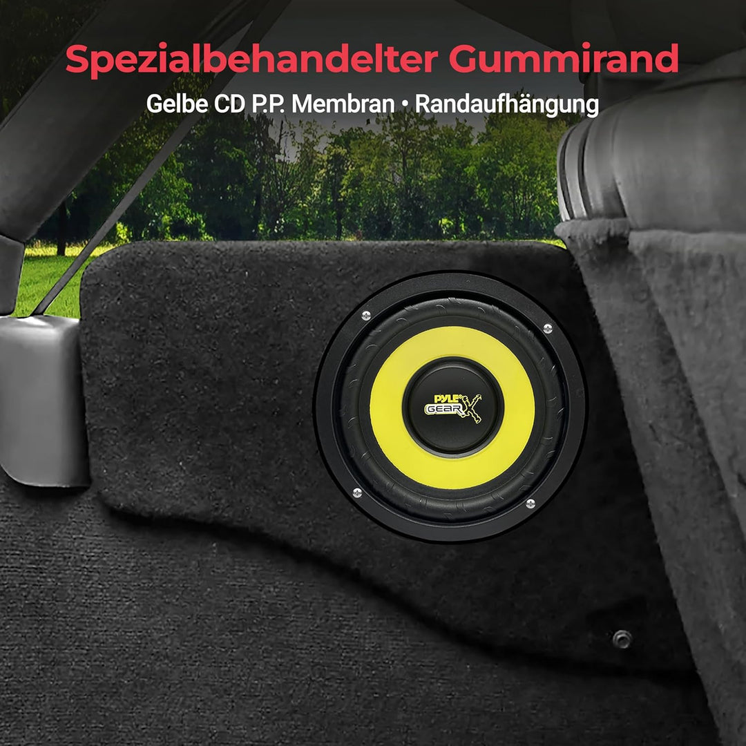 Pyle Auto Subwoofer 5" – 200W 4 Ohm Lautsprecher mit 30oz Magnet Hochtemperatur-Schwingspule, 2,32"