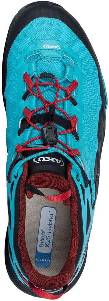 AKU Herren Rocket Dfs GtxSneaker 41.5 EU Blau Schwarz Turquoise Black, 41.5 EU Blau Schwarz Turquois