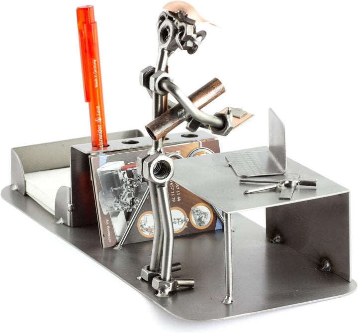 Steelman24 I Schraubenmännchen Ingenieur Büro I Made in Germany I Handarbeit I Geschenkidee I Stahlf