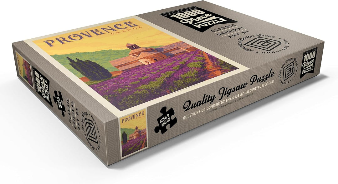 Frankreich: Provence, Vintage Poster - Premium 1000 Teile Puzzle - MyPuzzle Sonderkollektion von And