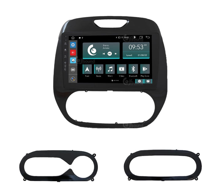 Personalisiertes Autoradio für Renault Captur Android GPS Bluetooth WiFi USB DAB+ Touchscreen 9" 8co