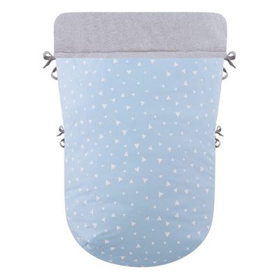 JYOKO KIDS Universal Baby Fusssack für Kinderwagen (BLUE SPARKLES, BAUMWOLLE)