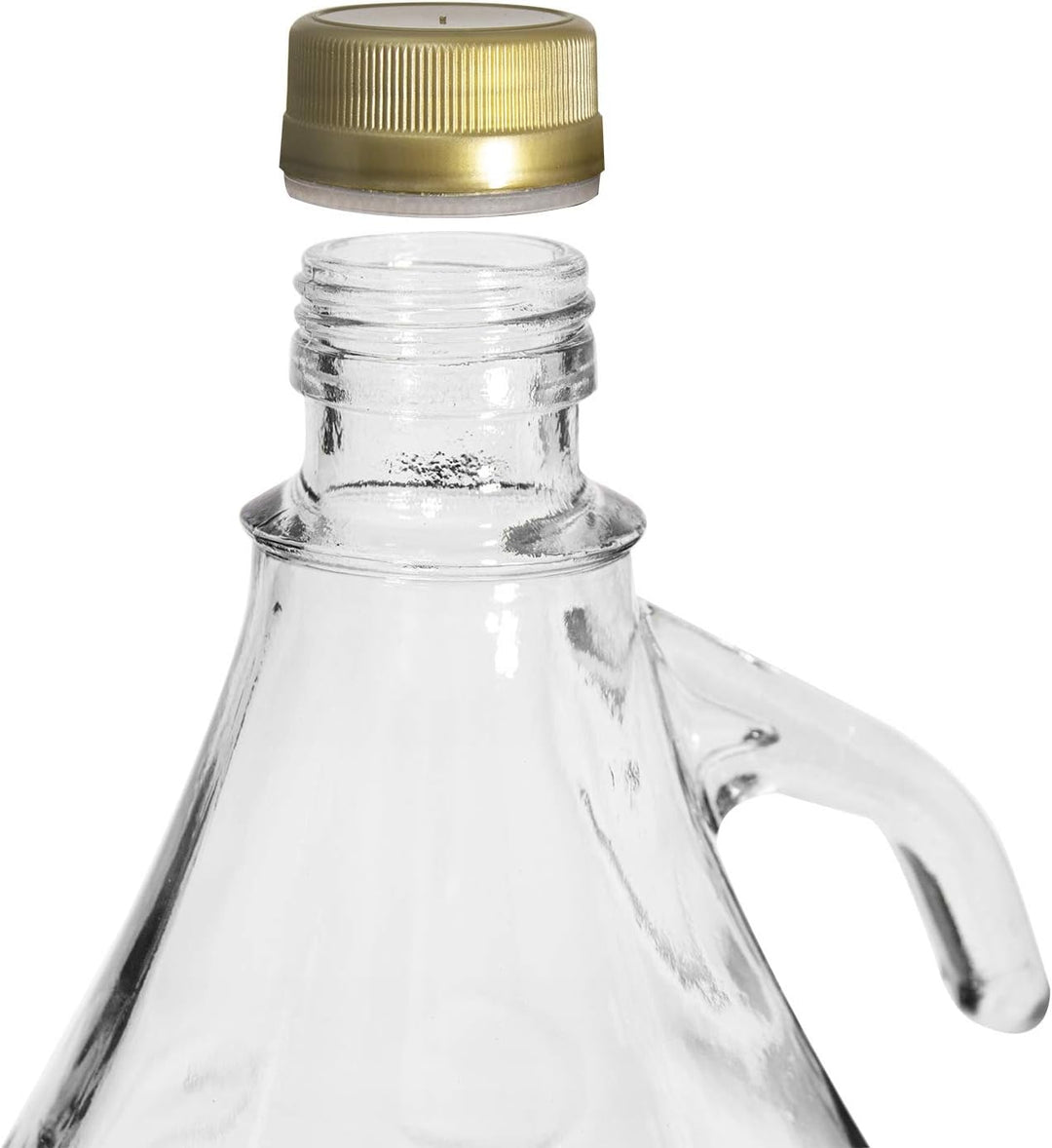 lilawelt24 6X 3L Flasche mit Schraubverschluss + Stopfen + Gärröhrchen GLASBALLON Weinballon GÄRBALL