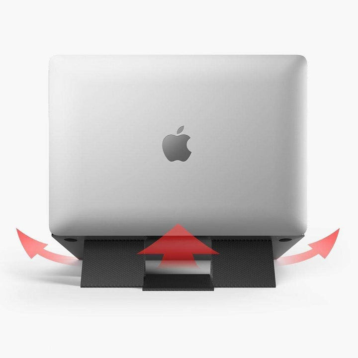 Ringke Folding Stand 2 [Gray] Faltbar und Tragbar Schwerlos Laptop Ständer Belüftet Cooling für MacB