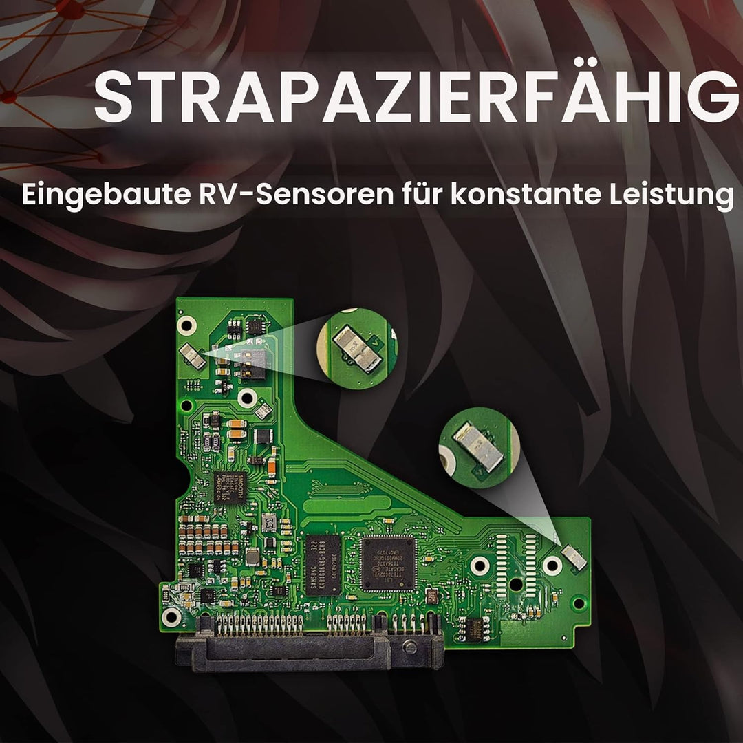 Seagate IronWolf, NAS interne Festplatte 14TB HDD, 3.5 Zoll, 7200 U/Min, CMR, 256 MB Cache, SATA 6GB