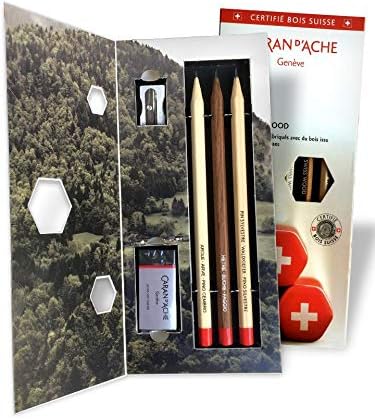 Caran d'Ache Bleistifte Swiss Wood 3er Set
