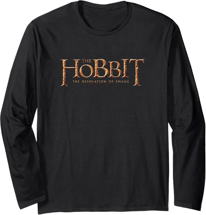 Hobbit Desolation of Smaug Logo Langarmshirt