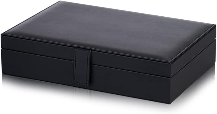 HONEY BEAR Kunstleder Herren/Damen Schmuckbox Schmuckkästen für Krawattennadel Manschettenknöpfe Sch