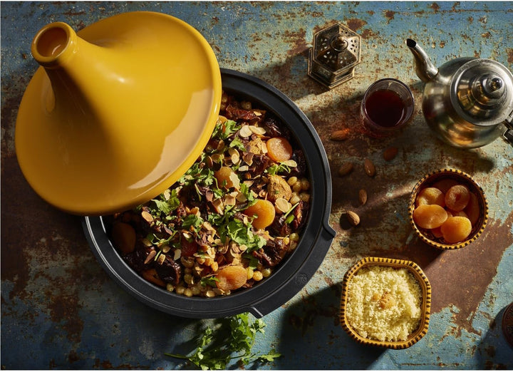 PEUGEOT - Tajine-Topf aus Keramik - 30 cm - Für alle Herdarten geeignet, einschliesslich Induktion -