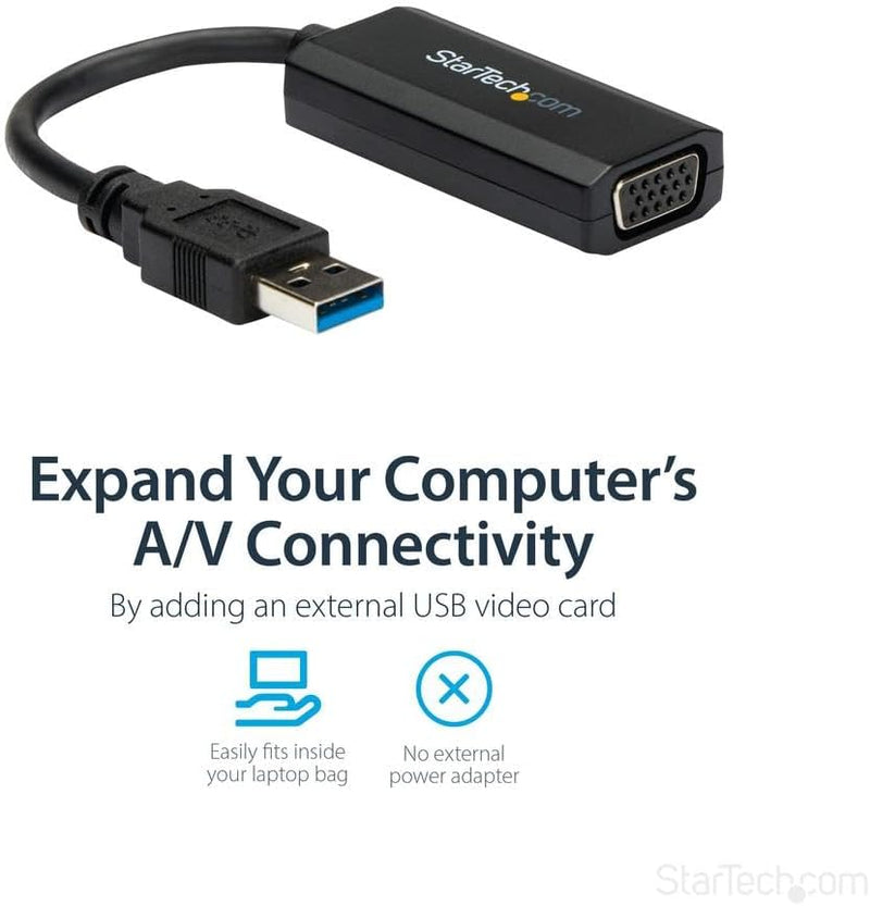 StarTech.com USB 3.0 auf VGA Adapter / Konverter mti on-board driver - 1920x1200 1080p | On-Board Dr