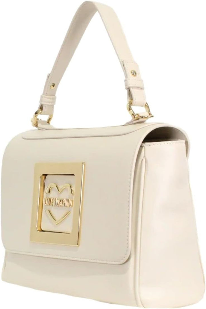 Love Moschino Women's Jc4302pp0gkv0 Handbag, 21X26X10 Ecru, Ecru