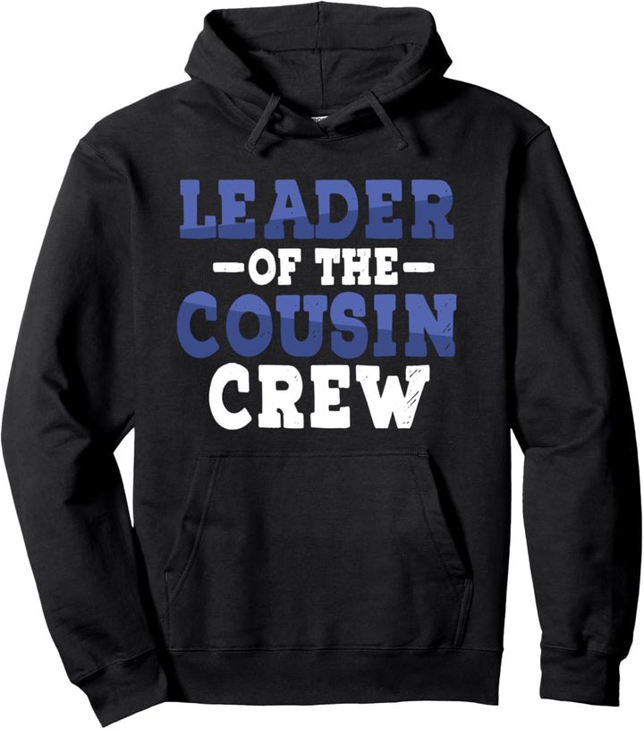 Cousinen Leiter Kusine Vetter Base Familie Verwandte Bruder Pullover Hoodie