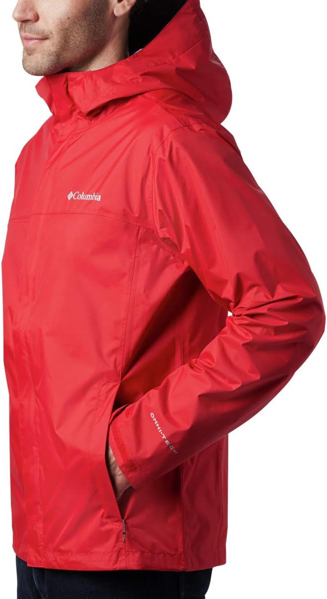 Columbia Herren Watertight Ii Front-Zip Hooded Rain Jacket Regenjacke S Bergrot, S Bergrot