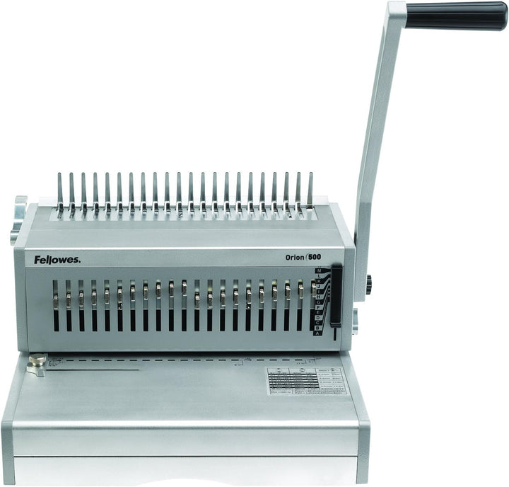 Fellowes Orion 500 Plastikbindegerät mit Dokument-Messfunktion Stanzleistung: 30 Blatt/Bindeleistung