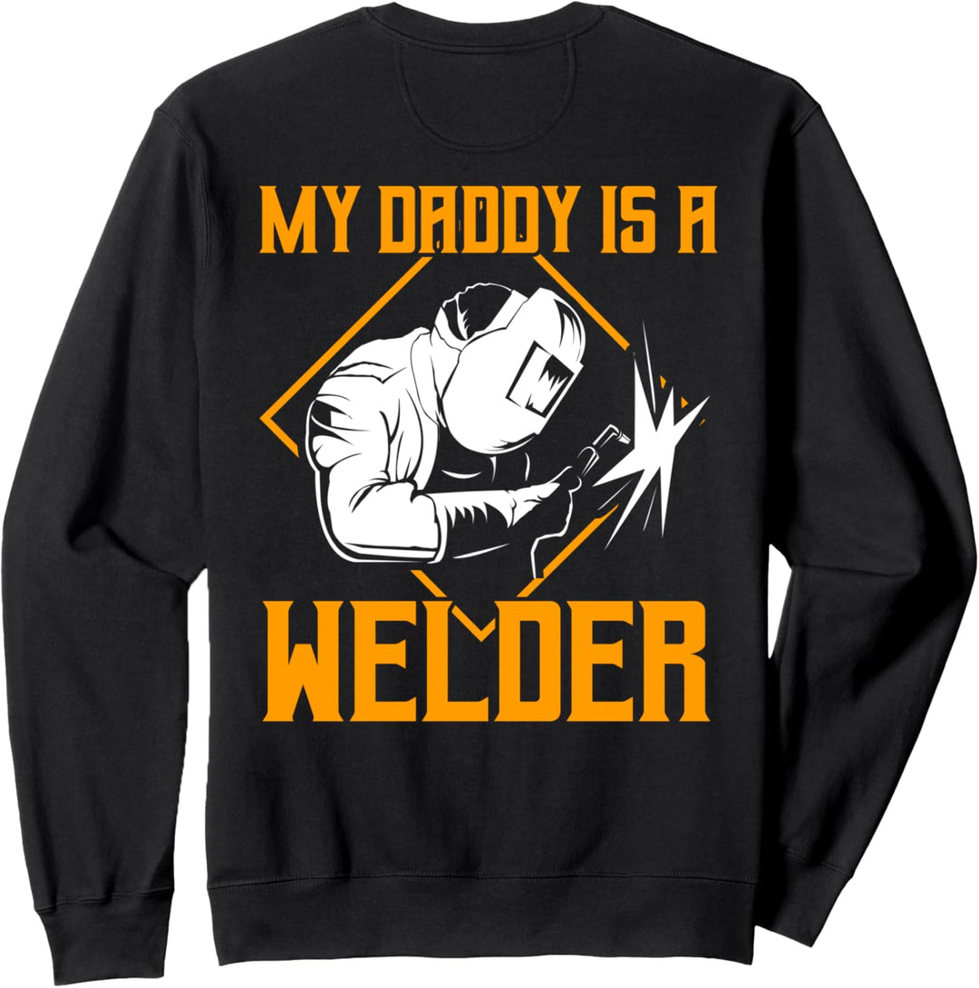 Welder Gifts Welding Design On Back Of Clothing Sweatshirt