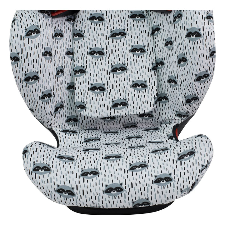 JYOKO KIDS Bezug kompatibel mit Bebe Confort, Maxi Cosi Rodi, Rodifix (Rodifix Air Protect, Raccoon)