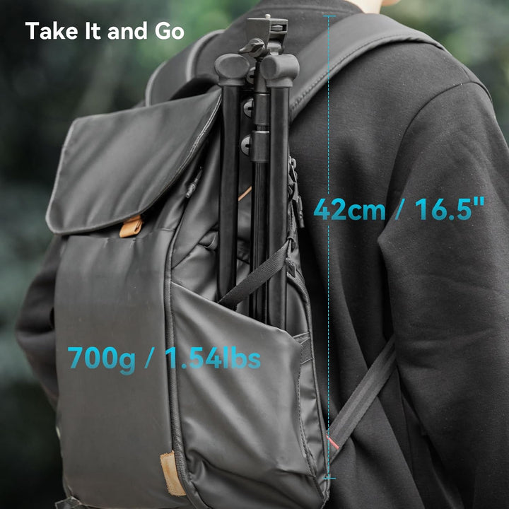 SMALLRIG Phone Tripod mit Fernbedienung, 67-Zoll-Stativ für Kamera, tragbar, umkehrbar, universelles