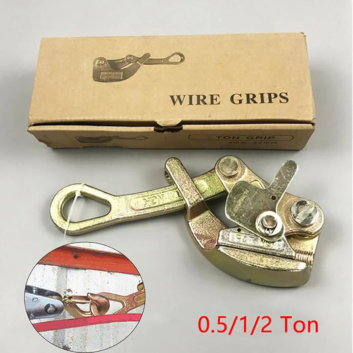 Drahtseilspanner Klemme, Heavy Duty Drahtspanner Multifunktionale Drahtseil Kabelklemme für Kommunik