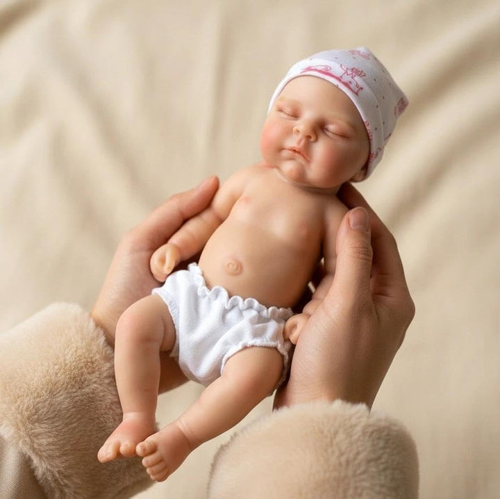 Zero pam Reborn Baby Vollsilikon 30CM Echt Weiche Silikon Baby Mädchen, Babypuppen Wie Echt, Reborn