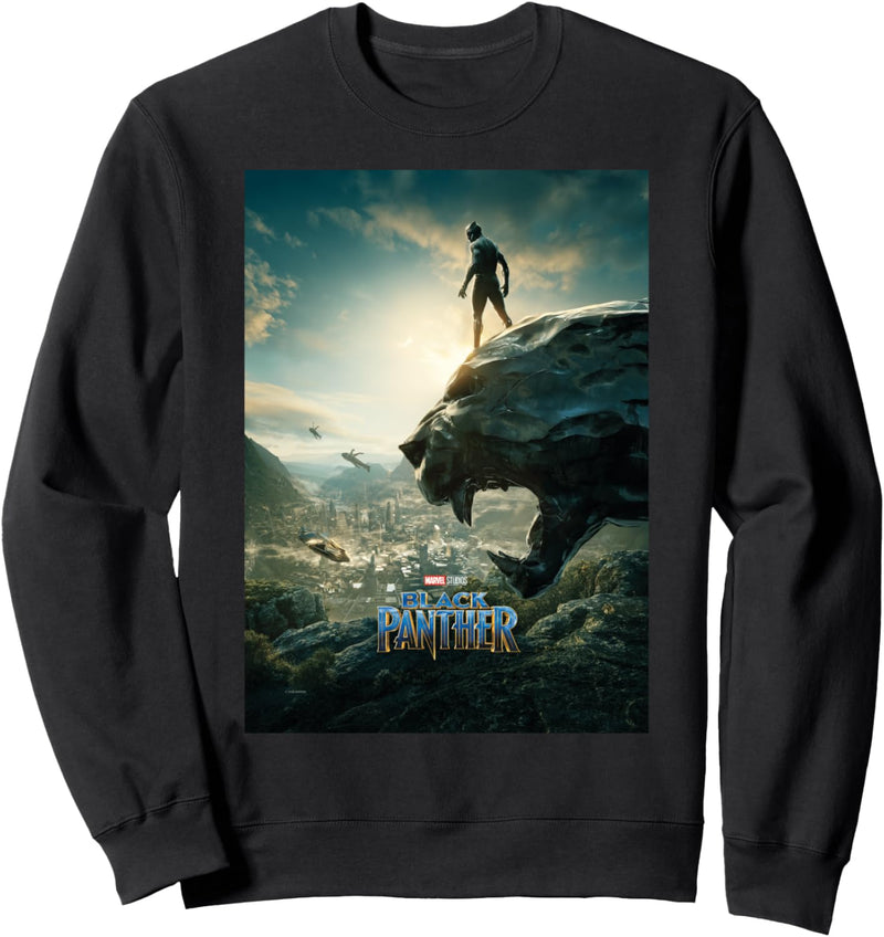 Marvel Black Panther Overlook Poster Sweatshirt