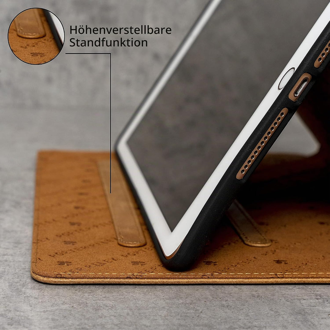 Porter Riley - Lederhülle für iPad Mini 6 (2021) 8,3 Zoll. Premium Echtleder Standhülle/Cover/Flip (