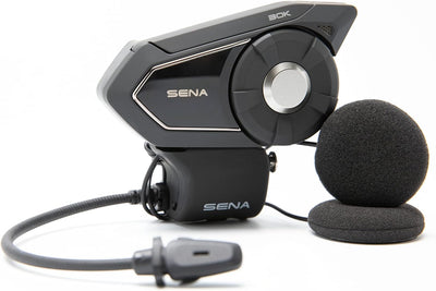 Sena 30K-02 Bluetooth Headset für Motorräder/Mesh Kommunikationssystem mit HD Lautsprechern