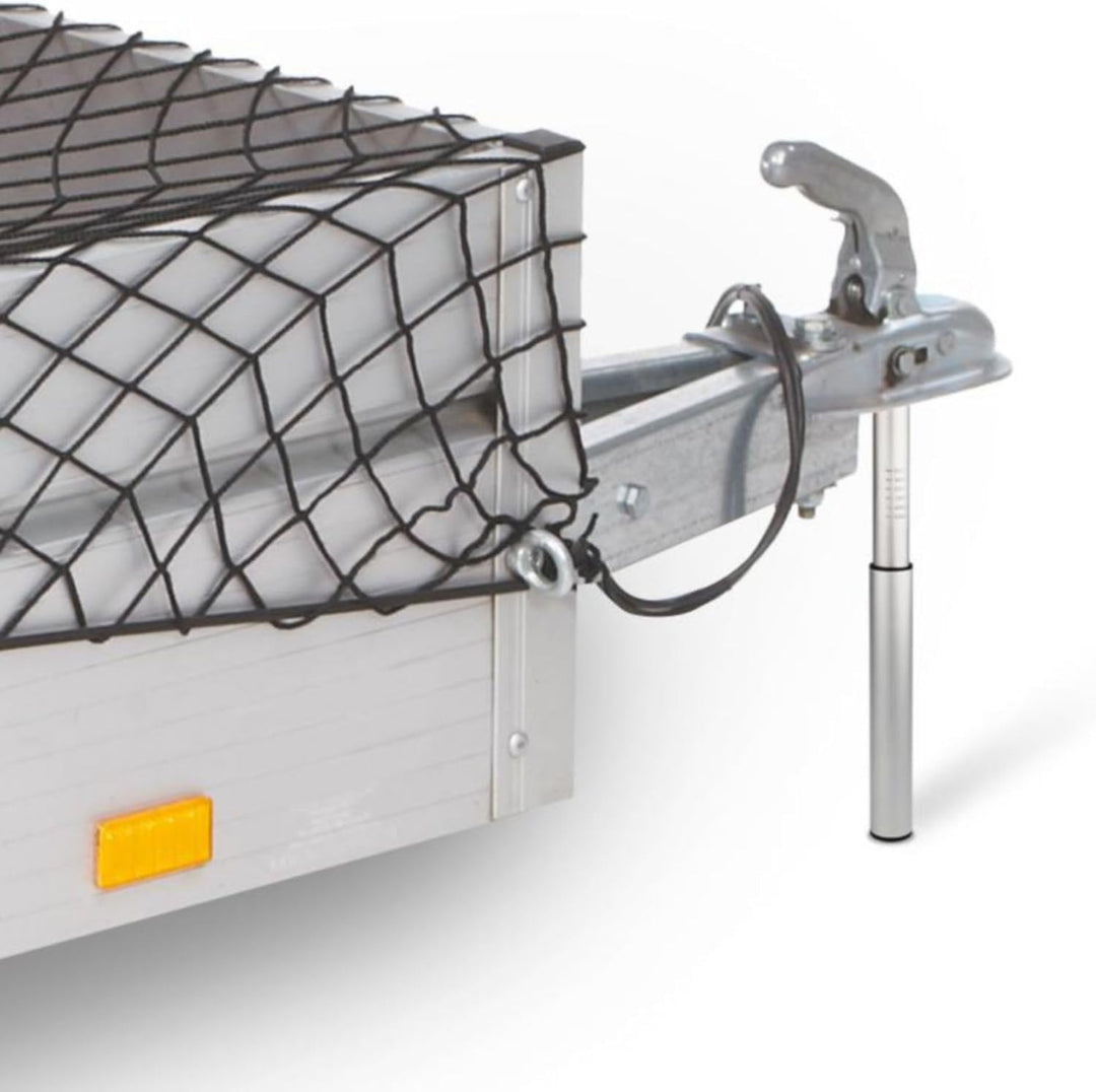 cartrend Stützlastwaage, bis 100 kg, für Anhänger, Wohnmobil, Wohnwagen, mit Gewichtsskala, Aluminiu