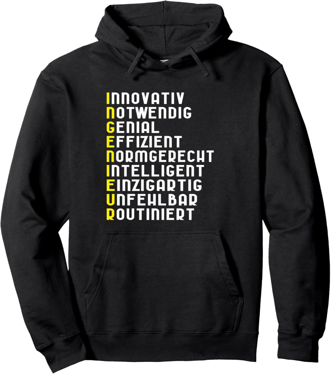 Lustige Ingenieur Sprüche Diplom Ingenieur Beschreibung Pullover Hoodie