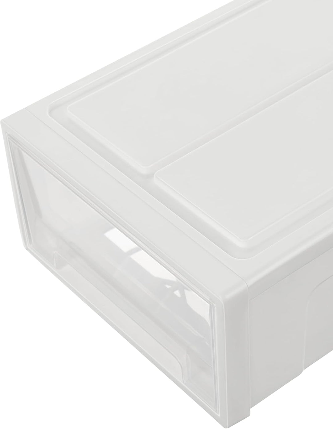 Cetomo 5L*3 Schubladenschrank, Schubladencontainer, 3 Schubladen mit 5 L, durchsichtige Schubladen,