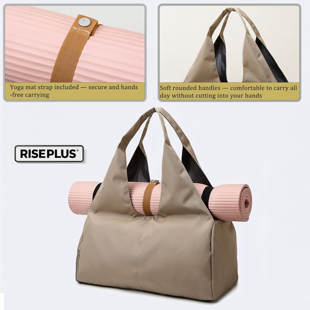 Yogatasche Sporttasche Damen Herren mit Schuhfach & Nassfach – Yoga Tasche Fitnesstasche Trainingsta