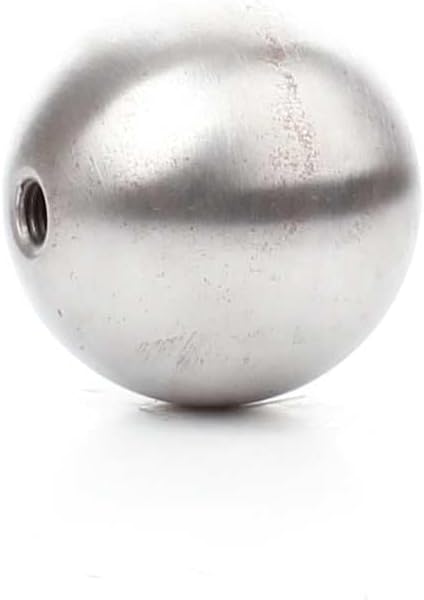 Stahl Kugel Ø 40 mm mit M8 Gewinde | Hohlkugel | Zierkugel mit Gewinde Stabkugel Endkappe | 1 x Kuge