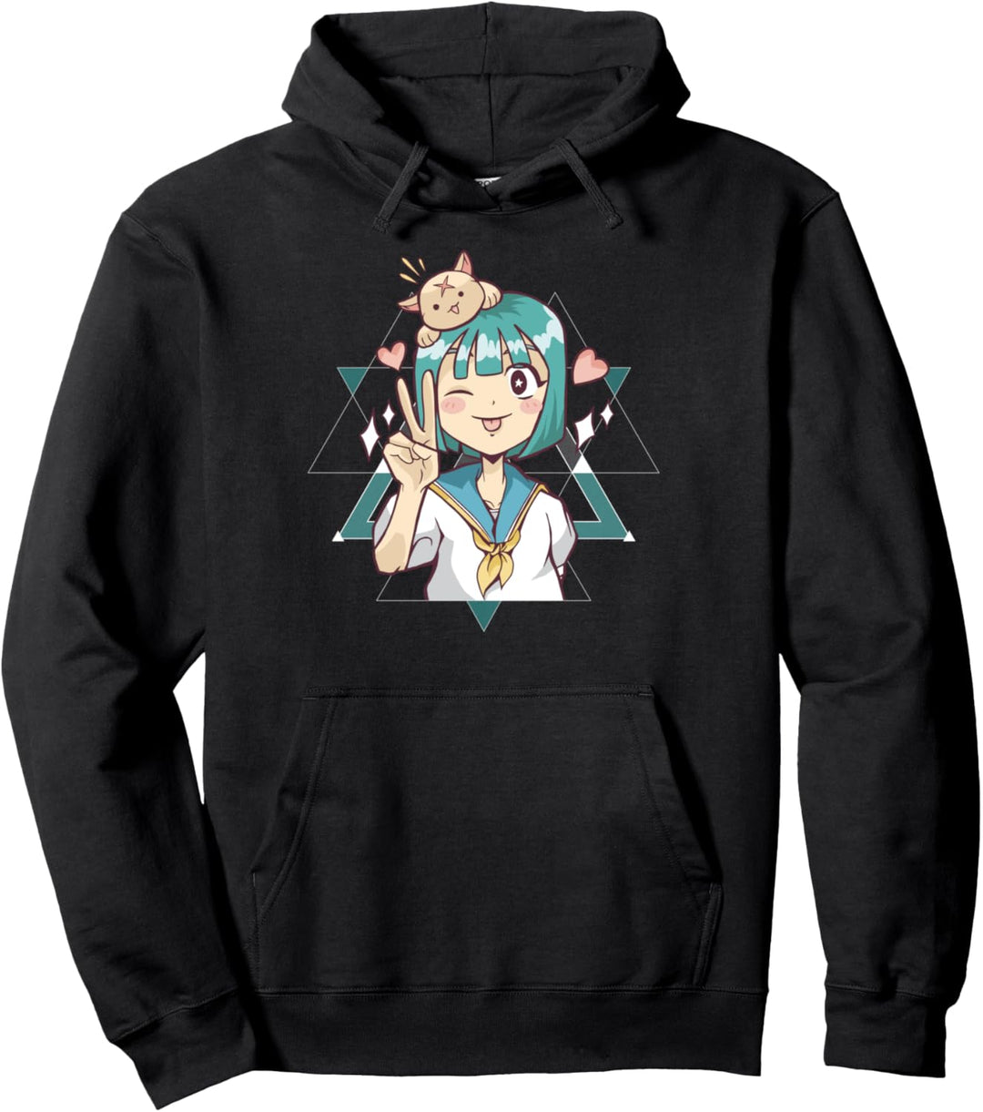 Anime Manga Kawaii Pastel goth Pullover Hoodie