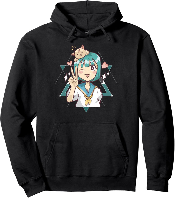 Anime Manga Kawaii Pastel goth Pullover Hoodie